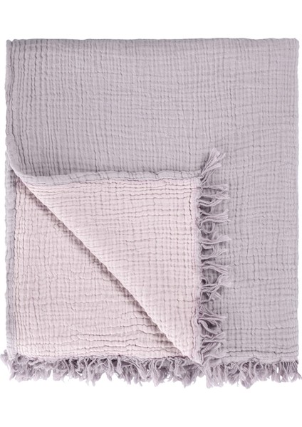 Cocoon Mor %100 Pamuk King Size Yatak Örtüsü 240 x 260 cm