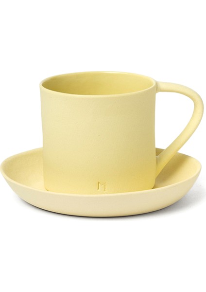 Lemon Porselen Türk Kahvesi Fincan ve Tabağı 90 ml