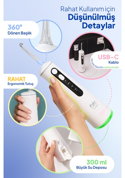 Probiwash Taşınabilir Şarjlı Diş Teli-Ortodonti Ağız Duşu modelleri