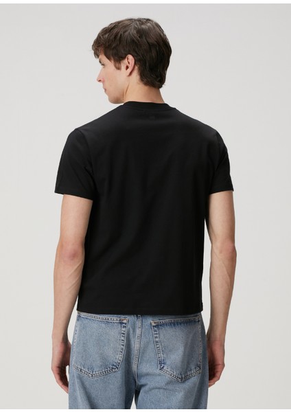 Siyah Organik Pamuk T-Shirt fırsatları