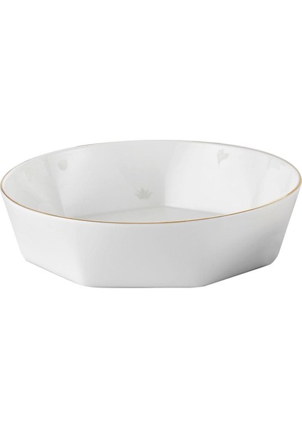 Mislina Lotus Altın 6 Kişilik 34 Parça Bone Kahvaltı Takımı