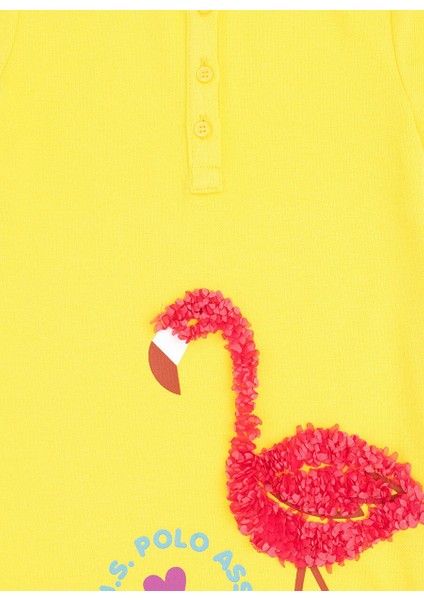 Sarı Kız Çocuk Elbise Sandra modelleri