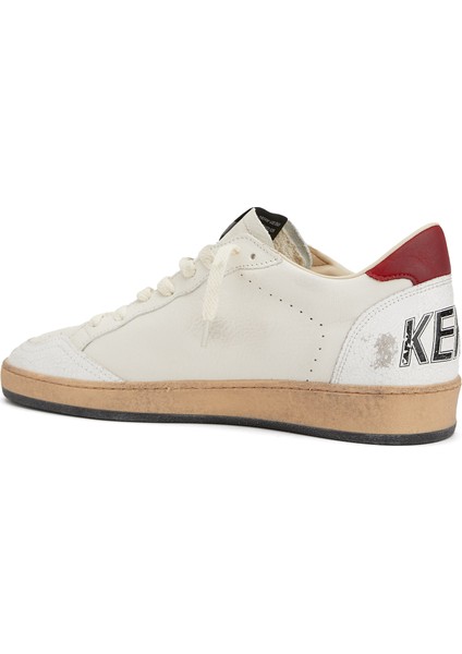 Ballstar Beyaz Gri Erkek Deri Sneaker modelleri