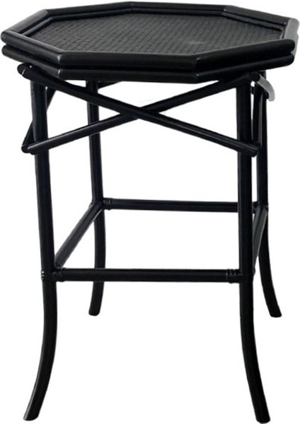 Classy Rattan Siyah Sehpa