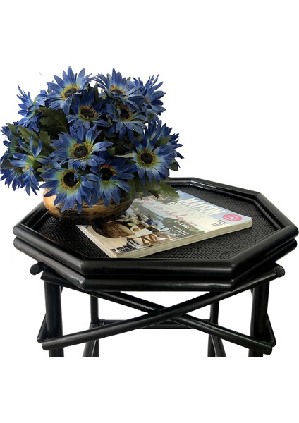 Classy Rattan Siyah Sehpa