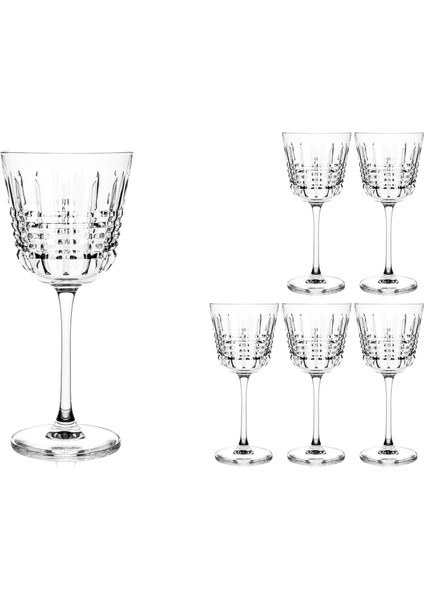 Rendez 6'lı Şeffaf Kadeh