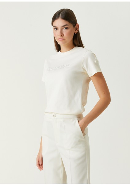 Beyaz Logolu T-Shirt