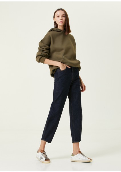 MB Scott Oversize Haki Kadın Hoodie