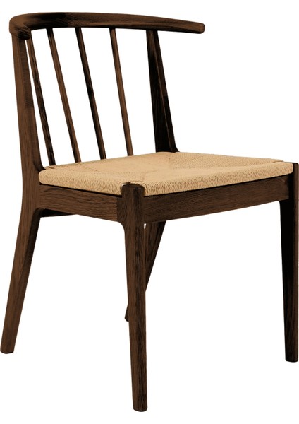 Viking Koyu Meşe Ip Örgülü Sandalye fiyatları