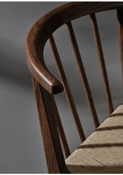 Viking Koyu Meşe Ip Örgülü Sandalye modelleri