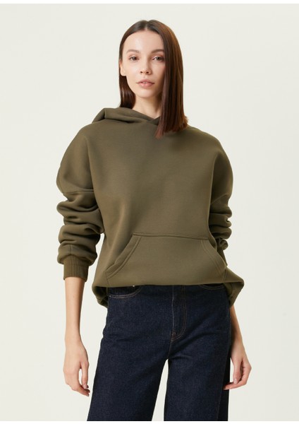 MB Scott Oversize Haki Kadın Hoodie fiyatları