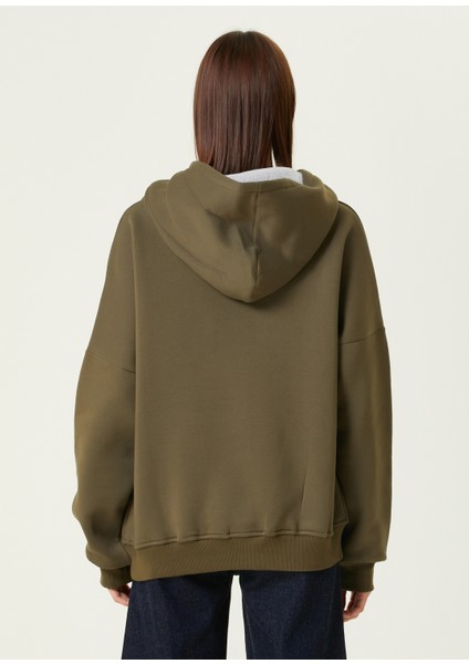 MB Scott Oversize Haki Kadın Hoodie indirimleri