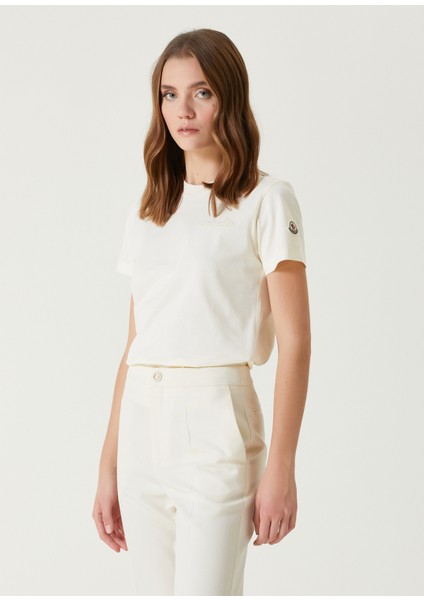 Krem Logolu T-Shirt modelleri
