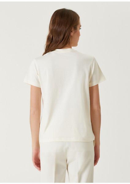 Krem Logolu T-Shirt indirimleri