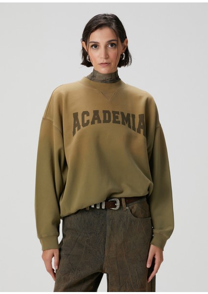 Haki Logolu Sweatshirt modelleri