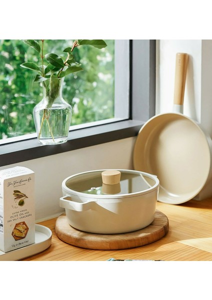 Fika Cam Kapaklı Alüminyum Döküm Tencere 24 cm modelleri