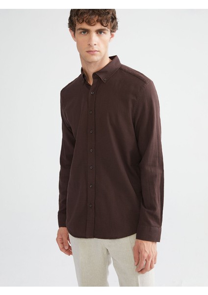 Yeni Sezon Regular Fit Uzun Kollu Poplin Erkek Gömlek fiyatları
