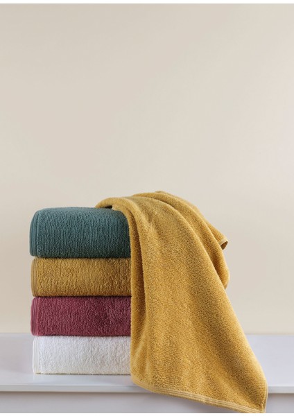 Harmony Hardal Rengi Pamuklu Banyo Havlusu 70X140 cm indirimleri