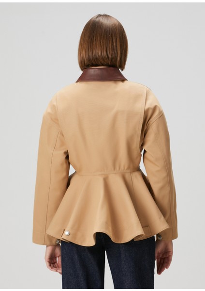 Bej Peplum Ceket fırsatları