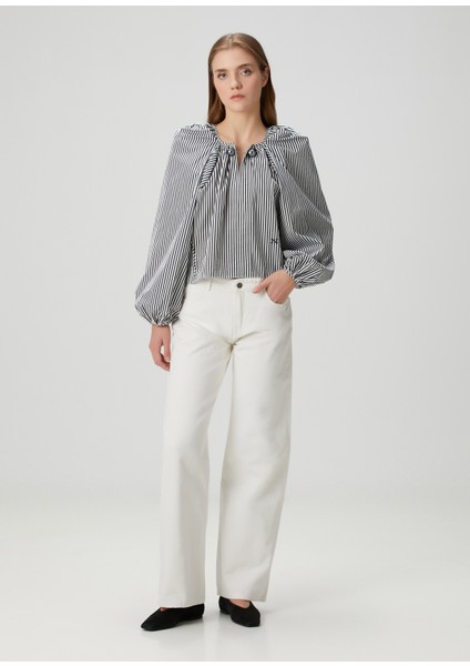 Uptown Ekru Jean Pantolon
