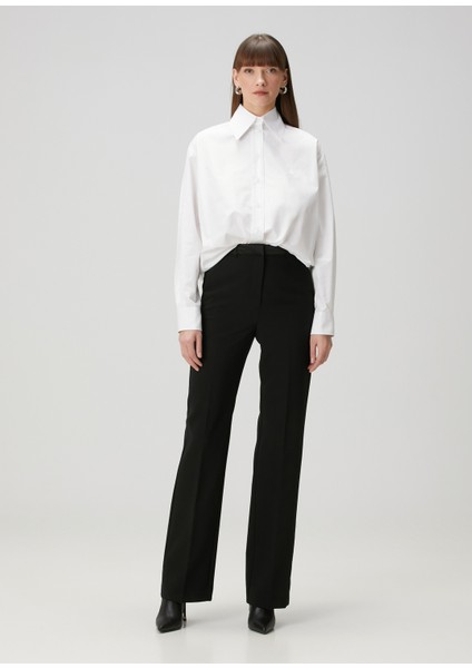 Oversize Beyaz Poplin Gömlek fiyatları