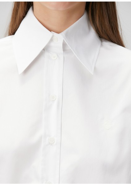 Oversize Beyaz Poplin Gömlek indirimleri