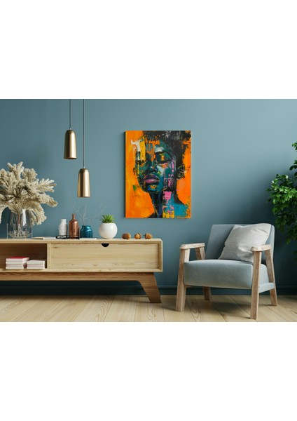Fulani Kabile Deseni - Ahşap Mdf Tablo modelleri