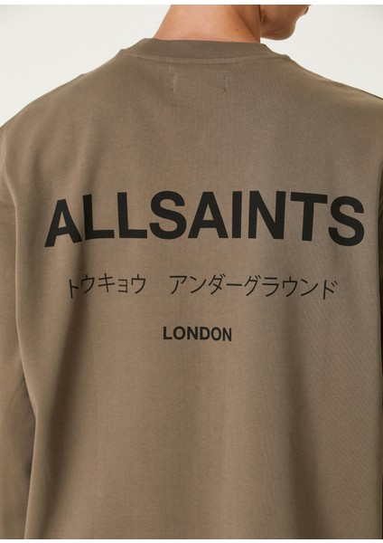 Relaxed Fit Underground Kahverengi Sweatshirt