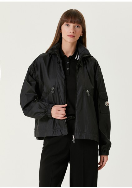 Siyah Kapüşonlu Parka