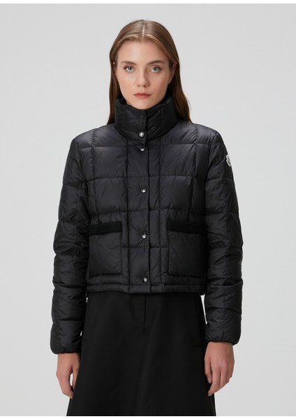 Jarcieu Siyah Crop Puffer Mont fırsatları