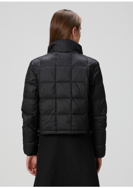 Jarcieu Siyah Crop Puffer Mont indirimleri