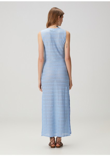 Maddie Mavi Maksi Plaj Elbisesi fırsatları