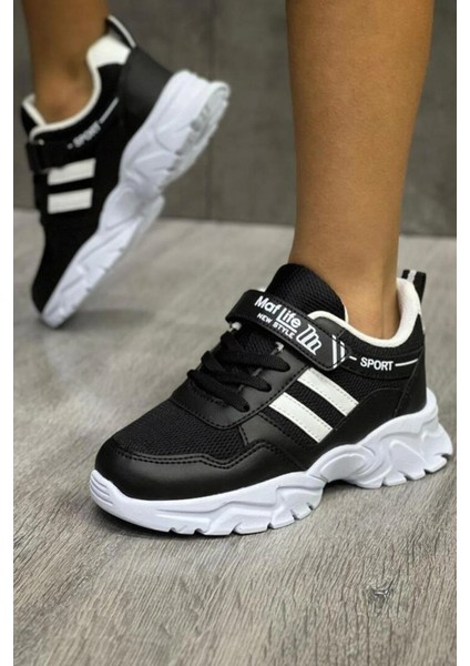 Çocuk Ortopedik Cırtlı Hafif Unisex Sneaker Spor Ayakkabı