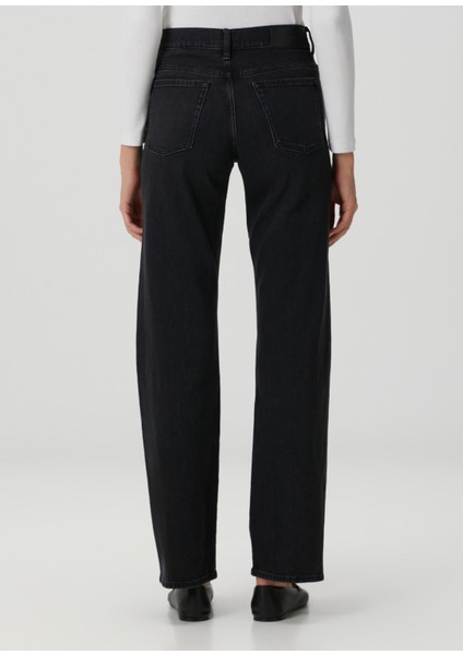 Siyah Wide Leg Jean Pantolon fırsatları