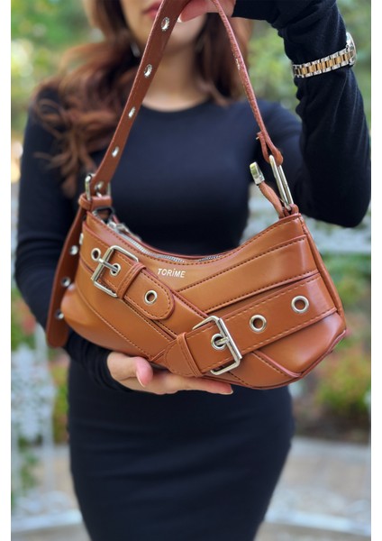 Kemer Detaylı Baget Kadın Fermuarlı Ayarlanabilir Omuz & Kol Çantası fiyatları