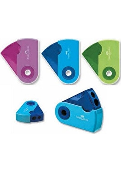 Çift Kalemtıraş Canlı Renkler İkili Set 2 Parça Kırtasiye Ürünü fiyatları