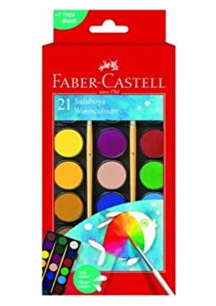 Sulu Boya Seti 21 Renk 1 Adet Çocuklar İçin Yaratıcılığı Destekler modelleri