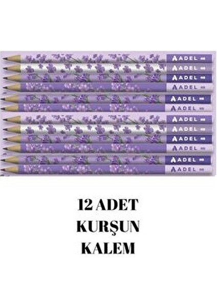 Kurşun Kalem Lavanta Renkli 5 Adet Ergonomik Tasarım ile Akıcı Yazım Kalitesi fiyatları