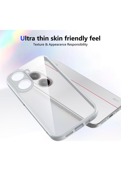 Xiaomi Redmi Turbo 4 Pro/poco F7,için Laimtop Kılıf, Kamera Lens Korumalı Hibrit 2'si 1 Arada Şeffaf Kılıf-Gri (Yurt Dışından) fırsatları