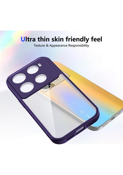 Infinix Note 40 Pro 4g/note 40 Pro 5g/note 40 Pro+/note 40S,IÇIN Laimtop Kılıf, Kamera Lens Korumalı Hibrit 2'si 1 Arada Şeffaf Kılıf-Mor (Yurt Dışından) fırsatları