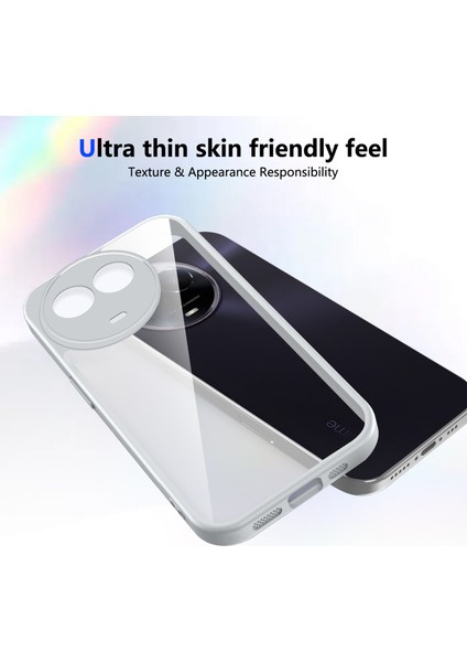 Realme 11 5g/realme 11X/REALME C67 5g,için Laimtop Kılıf, Kamera Lens Korumalı Hibrit 2'si 1 Arada Şeffaf Kılıf-Gri (Yurt Dışından) fırsatları