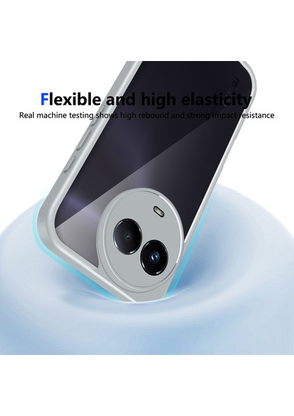 Realme 11 5g/realme 11X/REALME C67 5g,için Laimtop Kılıf, Kamera Lens Korumalı Hibrit 2'si 1 Arada Şeffaf Kılıf-Gri (Yurt Dışından) indirimleri