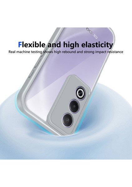 Oppo K12X,IÇIN Laimtop Kılıf, Kamera Lens Korumalı Hibrit 2'si 1 Arada Şeffaf Kılıf-Gri (Yurt Dışından) indirimleri