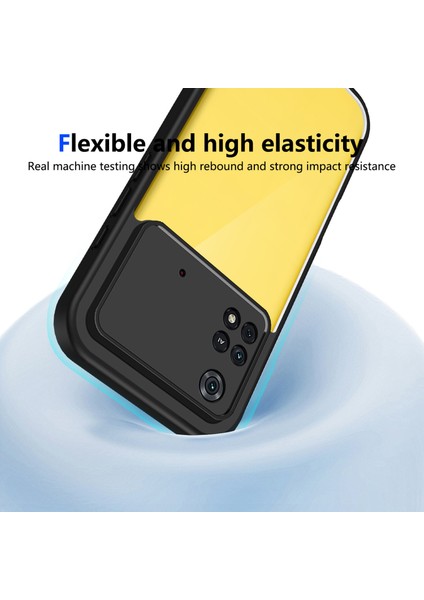Xiaomi Poco M4 Pro 4g,için Laimtop Kılıf, Kamera Lens Korumalı Hibrit 2'si 1 Arada Şeffaf Kılıf-Siyah (Yurt Dışından) indirimleri