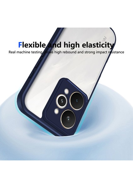 Realme 15,için Laimtop Kılıf, Kamera Lens Korumalı Hibrit 2'si 1 Arada Şeffaf Kılıf-Blue (Yurt Dışından) indirimleri