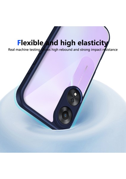 Oppo A58 4g,için Laimtop Kılıf, Kamera Lens Korumalı Hibrit 2'si 1 Arada Şeffaf Kılıf-Blue (Yurt Dışından) indirimleri