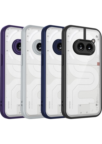 Nothing Phone 2A/NOTHING Phone 2A Plus,için Laimtop Kılıf, Kamera Lens Korumalı Hibrit 2'si 1 Arada Şeffaf Kılıf-Mor (Yurt Dışından) fiyatları
