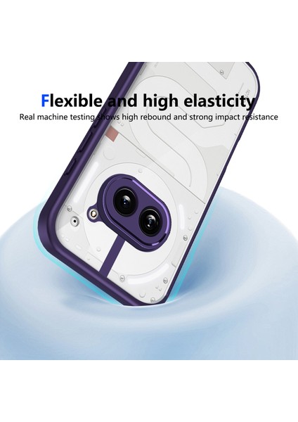Nothing Phone 2A/NOTHING Phone 2A Plus,için Laimtop Kılıf, Kamera Lens Korumalı Hibrit 2'si 1 Arada Şeffaf Kılıf-Mor (Yurt Dışından) indirimleri