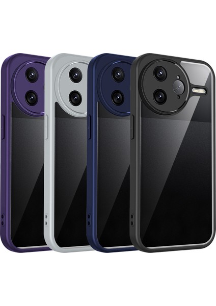Xiaomi Poco F7 Ultra/redmi K80 Pro,için Laimtop Kılıf, Kamera Lens Korumalı Hibrit 2'si 1 Arada Şeffaf Kılıf-Siyah (Yurt Dışından) fiyatları