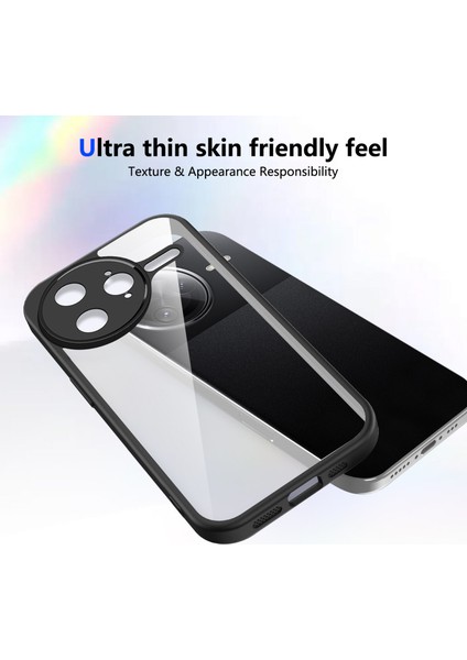 Xiaomi Poco F7 Ultra/redmi K80 Pro,için Laimtop Kılıf, Kamera Lens Korumalı Hibrit 2'si 1 Arada Şeffaf Kılıf-Siyah (Yurt Dışından) fırsatları